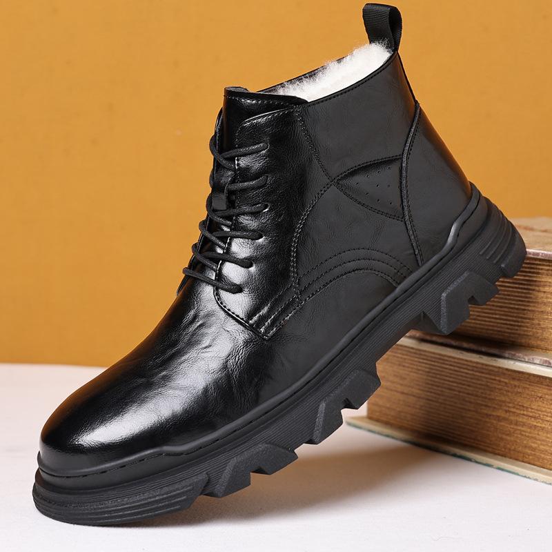 Martin boots 2025 winter new fashion boots retro tooling boots thermal velvet high-top cotton shoes genuine leather men s leather boots 38
Martin boots 2025 winter new fashion boots retro tooling boots thermal velvet high-top cotton shoes genuine leather men s leather boots 38