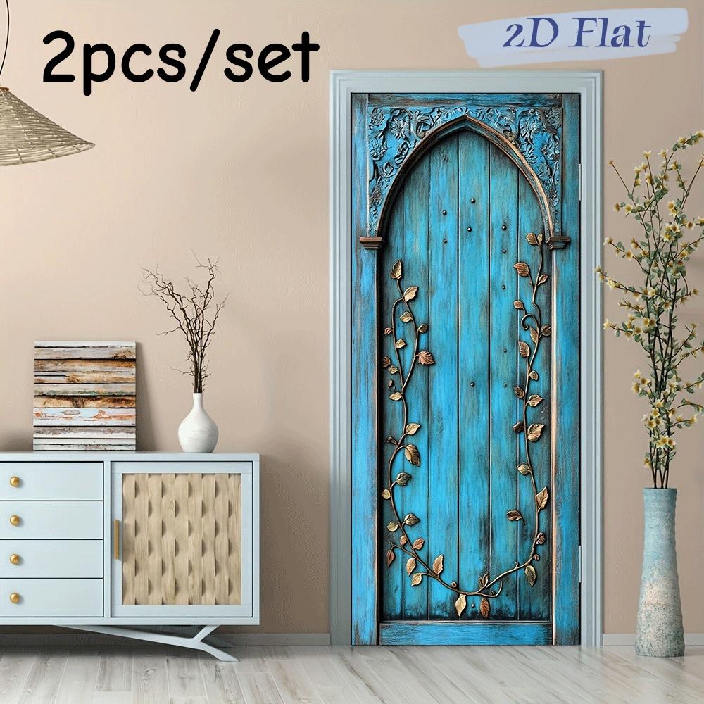 2pcs retro blue carved decorative door and wall stickers, vine and leaf art stickers, living room entrance wall decoration, self (as the picture,38.5x200cmx2)
2pcs retro blue carved decorative door and wall stickers, vine and leaf art stickers, living room entrance wall decoration, self (as the picture,38.5x200cmx2)
