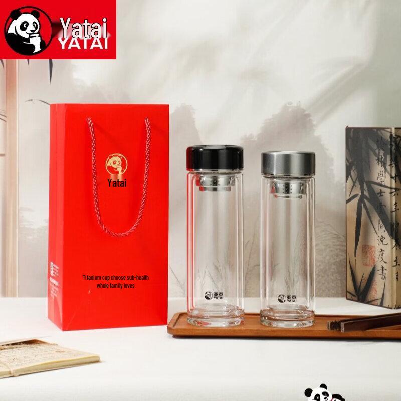 YATAI Double-Layer Glass Tea Infuser Bottle with Temperature Display 330ml
YATAI Double-Layer Glass Tea Infuser Bottle with Temperature Display 330ml