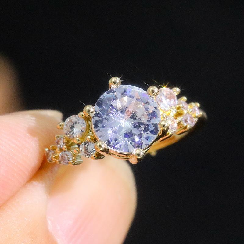 Wind Fashion Women S Ring Copper Inlaid Zircon Ring Simple And Versatile Ring no. 10
Wind Fashion Women S Ring Copper Inlaid Zircon Ring Simple And Versatile Ring no. 10