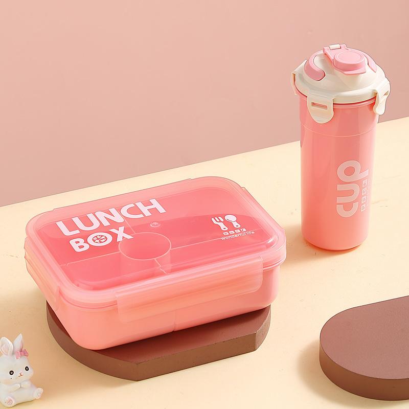 Дитячий ланч-бокс з кухлем, портативний бенто-бокс зі столовими приборами, ланч-бокс для шкільного віку, контейнер для їжі, який можна розігрівати в мікрохвильовій печі
Дитячий ланч-бокс з кухлем, портативний бенто-бокс зі столовими приборами, ланч-бокс для шкільного віку, контейнер для їжі, який можна розігрівати в мікрохвильовій печі