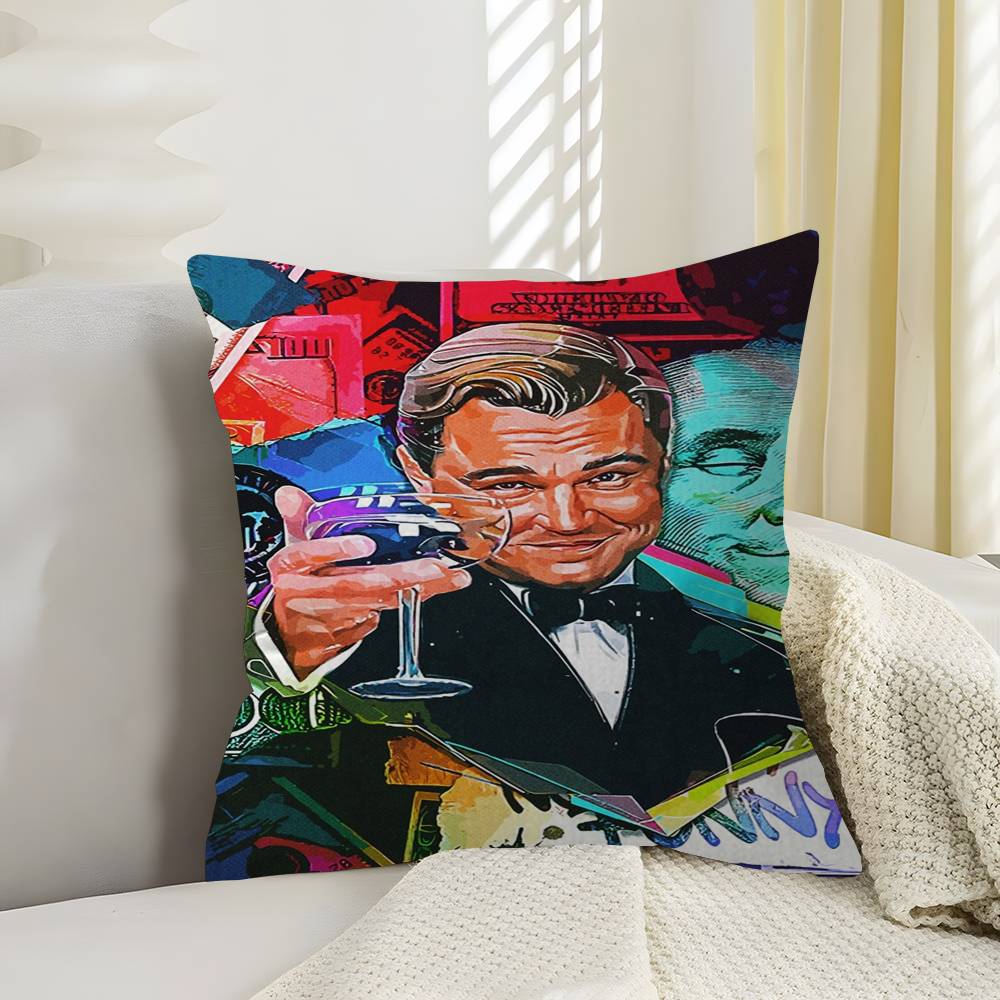 Classic Movie The Wolf of Wall Street pillow cover sofa cushion cover home room decoration children gift 12x12Inch
Classic Movie The Wolf of Wall Street pillow cover sofa cushion cover home room decoration children gift 12x12Inch