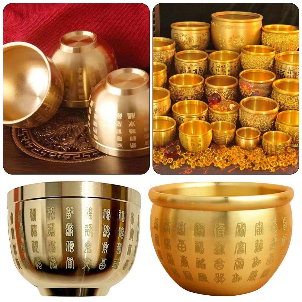 1Pcs 4.5-7cm Pure Brass Cornucopia Wealth Attracting Baifu Jar Cup Study Decoration Gift Baifu Cup 4.5cm
1Pcs 4.5-7cm Pure Brass Cornucopia Wealth Attracting Baifu Jar Cup Study Decoration Gift Baifu Cup 4.5cm