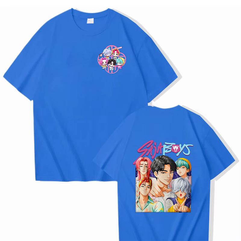New Summer KPop Demon Hunter Saja Boys Printed T-Shirt Men s Women s Fashion Casual T-Shirt XXS синий
New Summer KPop Demon Hunter Saja Boys Printed T-Shirt Men s Women s Fashion Casual T-Shirt XXS синий
