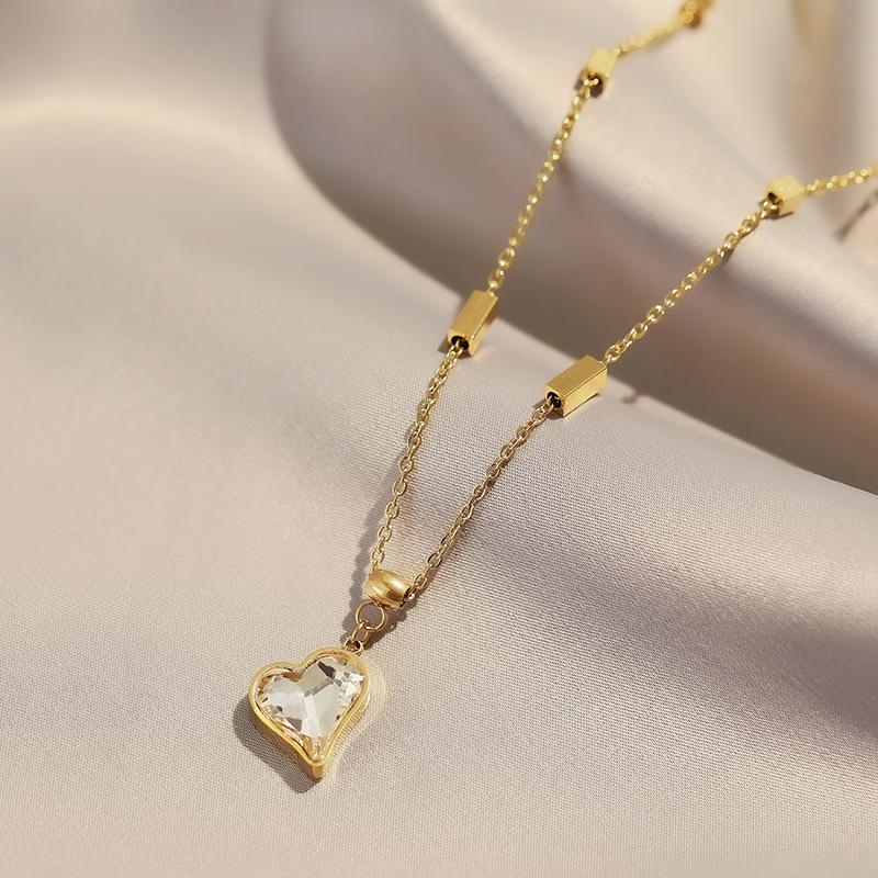 2026 Classic Blue Peach Heart Pendant Stainless Steel Gold Colour Earrings Korean Fashion Jewelry For Women s Set Accessories
2026 Classic Blue Peach Heart Pendant Stainless Steel Gold Colour Earrings Korean Fashion Jewelry For Women s Set Accessories