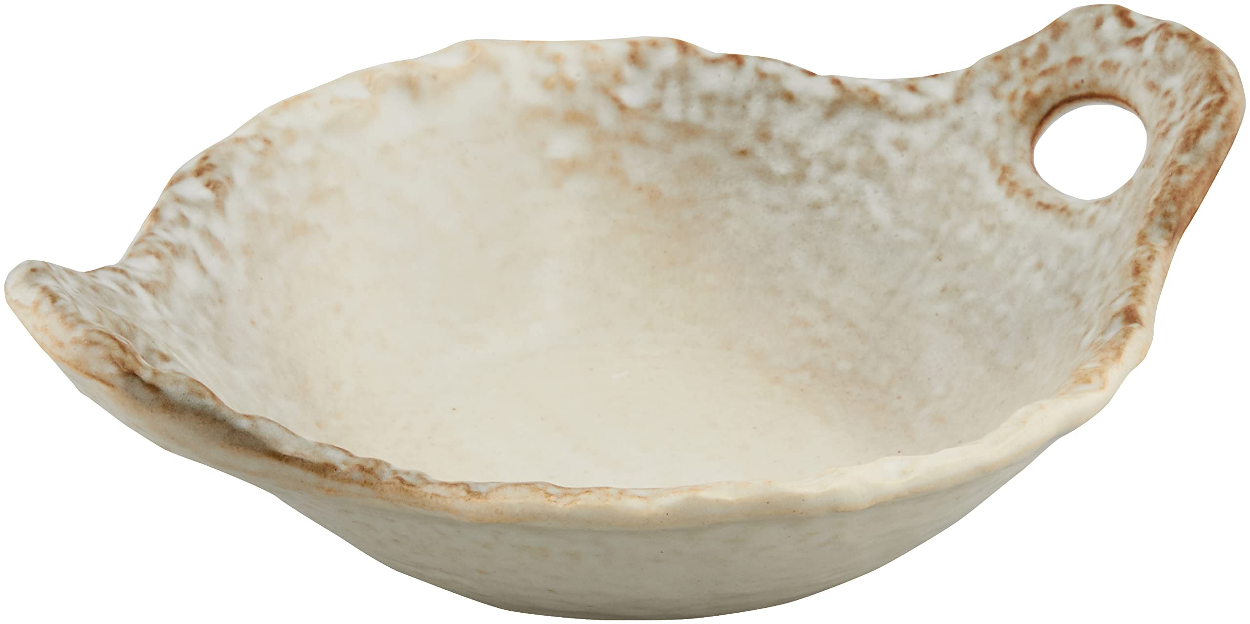 Santo Banko Ware Heat Resistant Deformed Ceramic Plate Small Shino Glaze 07000 18.5cm
Santo Banko Ware Heat Resistant Deformed Ceramic Plate Small Shino Glaze 07000 18.5cm