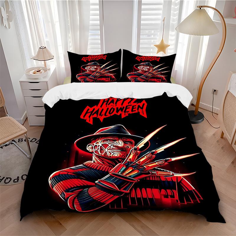 3pcs A Nightmare on Elm Street Bedding Set, Soft Polyester Duvet Cover and Pillowcases Seasons all suitable, Design for Bedroom L1003069 135x200cm
3pcs A Nightmare on Elm Street Bedding Set, Soft Polyester Duvet Cover and Pillowcases Seasons all suitable, Design for Bedroom L1003069 135x200cm