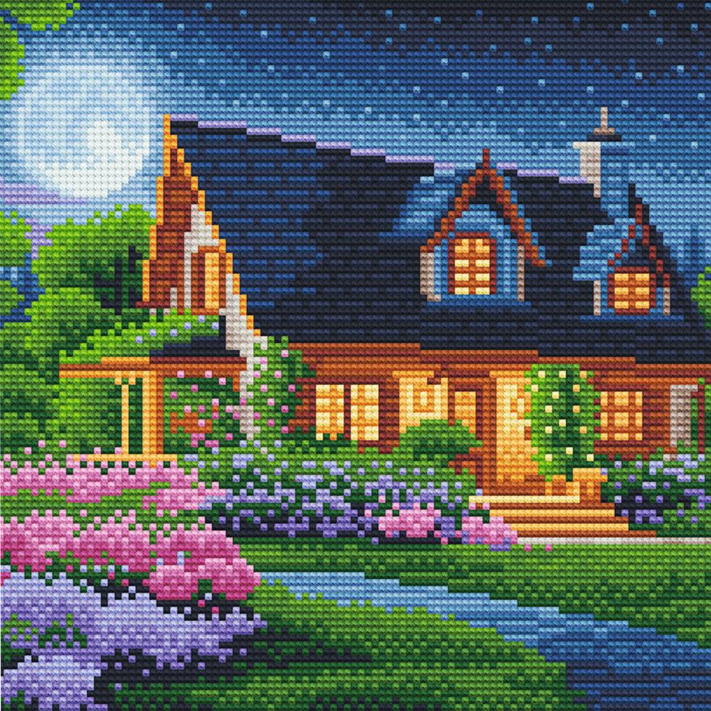 Riverside Cottage Diamond Painting Kits Full Drill Diamond Art Kits Round 5D DIY Diamond Dots Paintings for Home Wall Decor
Riverside Cottage Diamond Painting Kits Full Drill Diamond Art Kits Round 5D DIY Diamond Dots Paintings for Home Wall Decor