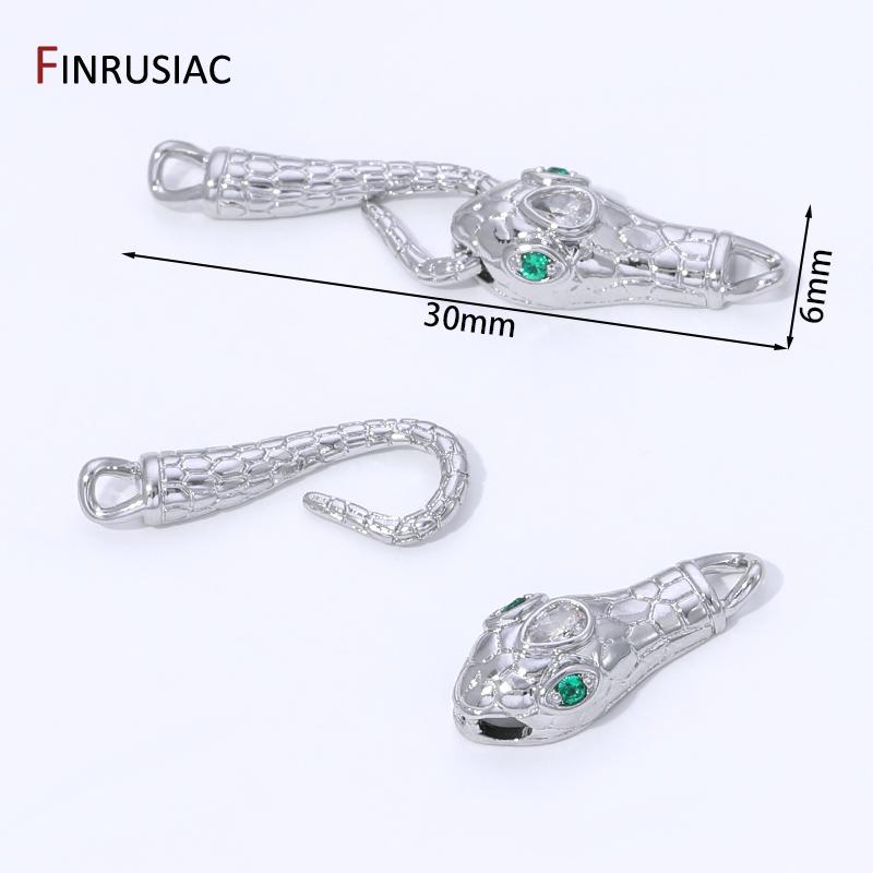 14K Gold Plated Brass Zircon Snake Connector Clasps For Jewelry,Leopard Clasps For Bracelet DIY Jewelry Making Accessories 1 piece
14K Gold Plated Brass Zircon Snake Connector Clasps For Jewelry,Leopard Clasps For Bracelet DIY Jewelry Making Accessories 1 piece