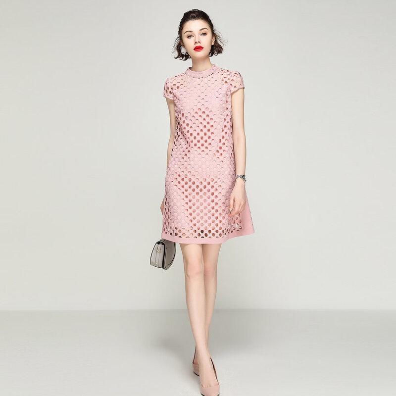 Women s Summer A-Line Mesh Dress with Stand Collar S
Women s Summer A-Line Mesh Dress with Stand Collar S