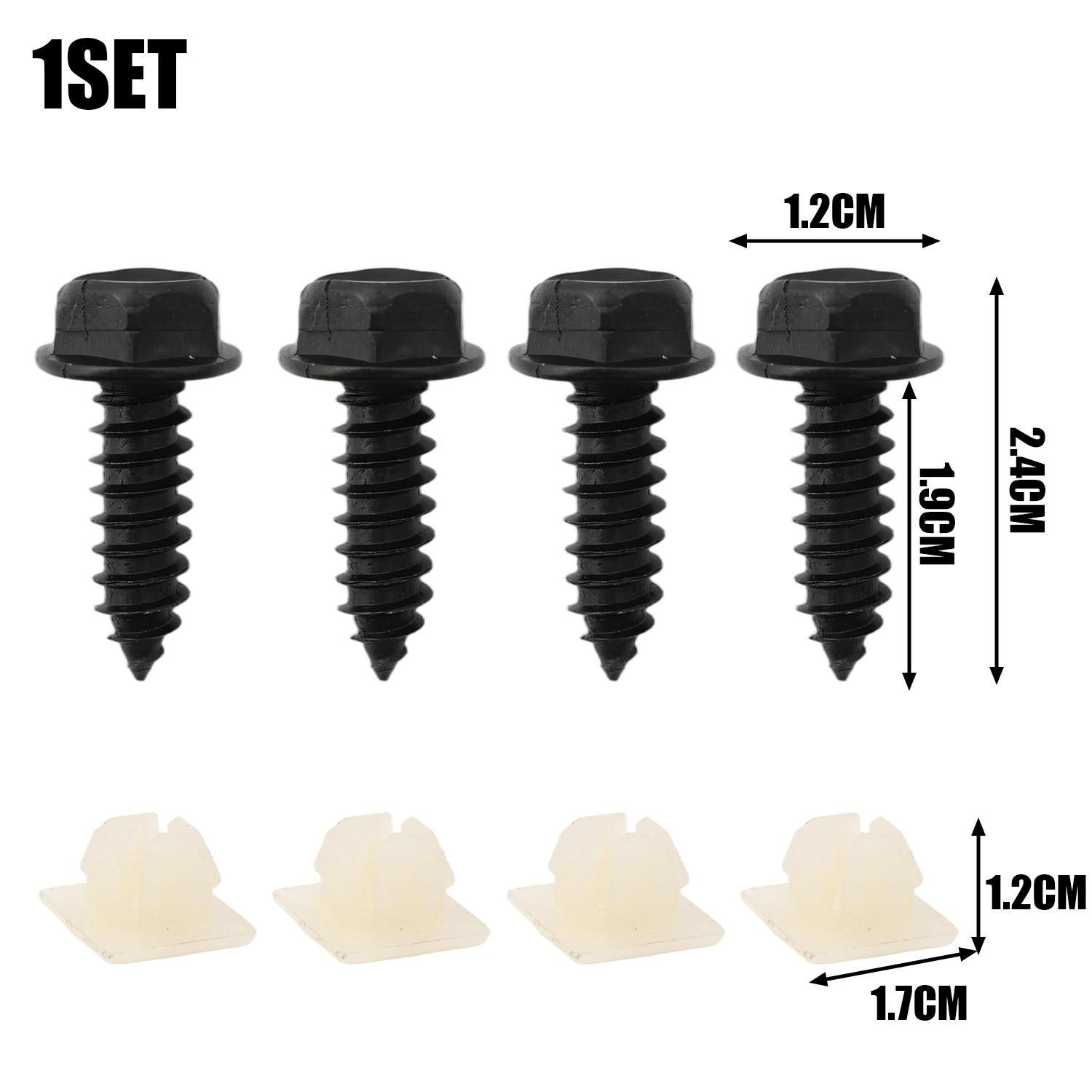 License Plate Screws for Fastening License Plates Nylon Screw Inserts Frames and Covers on Cars and Trucks Motorcycle Universal
License Plate Screws for Fastening License Plates Nylon Screw Inserts Frames and Covers on Cars and Trucks Motorcycle Universal