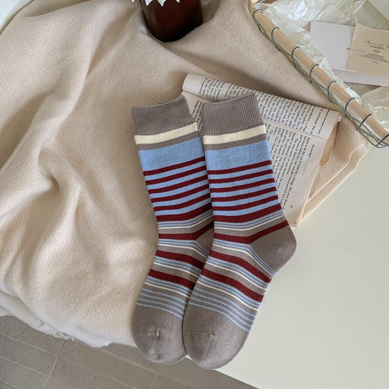 25 Autumn And Winter Striped Socks Children S Retro Mori Maillard Contrasting Color Medium Tube Cotton Socks Birkenstocks Women S Socks One size fits all
25 Autumn And Winter Striped Socks Children S Retro Mori Maillard Contrasting Color Medium Tube Cotton Socks Birkenstocks Women S Socks One size fits all