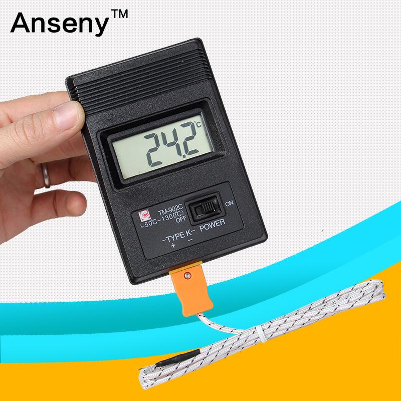 902C High Precision 3V 9V Industrial Thermometer with Counter Display and High-Temperature Thermocouple.
902C High Precision 3V 9V Industrial Thermometer with Counter Display and High-Temperature Thermocouple.
