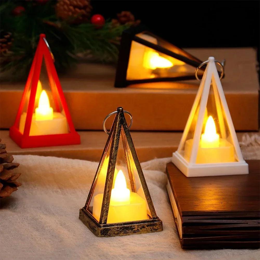 1pc Night Light Triangle Candle Pattern LED Electronic Light Bedroom Atmosphere Light Christmas Home Decoration Accessories чёрный 
1pc Night Light Triangle Candle Pattern LED Electronic Light Bedroom Atmosphere Light Christmas Home Decoration Accessories чёрный