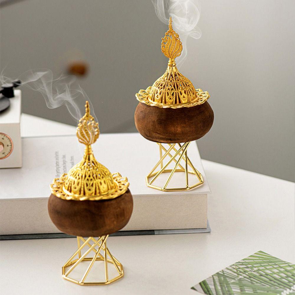 Moisture Proof Middle East Incense Holder Golden Wood Octagonal Aromatherapy Rack Arab Festival золотий
Moisture Proof Middle East Incense Holder Golden Wood Octagonal Aromatherapy Rack Arab Festival золотий