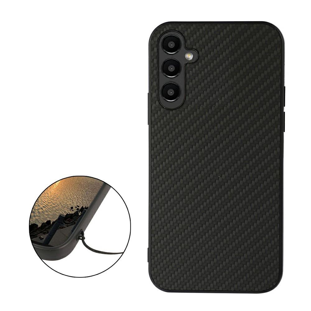 For Samsung Galaxy A14 5G/A14 4G Carbon Fiber Texture Phone Case PU Leather Coated TPU Scratch-resistant Mobile Phone Back Cover Black
For Samsung Galaxy A14 5G/A14 4G Carbon Fiber Texture Phone Case PU Leather Coated TPU Scratch-resistant Mobile Phone Back Cover Black