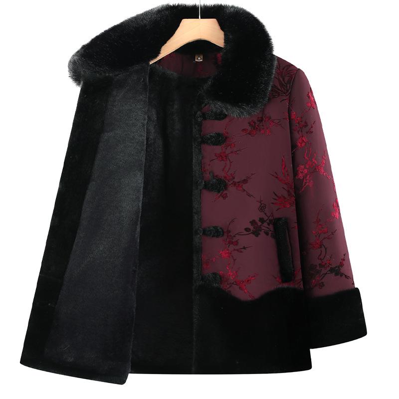 Cozy Winter Velvet Thickened Jacket for Middle-aged and Elderly Women 3XL (suggested 58-65 kg)
Cozy Winter Velvet Thickened Jacket for Middle-aged and Elderly Women 3XL (suggested 58-65 kg)