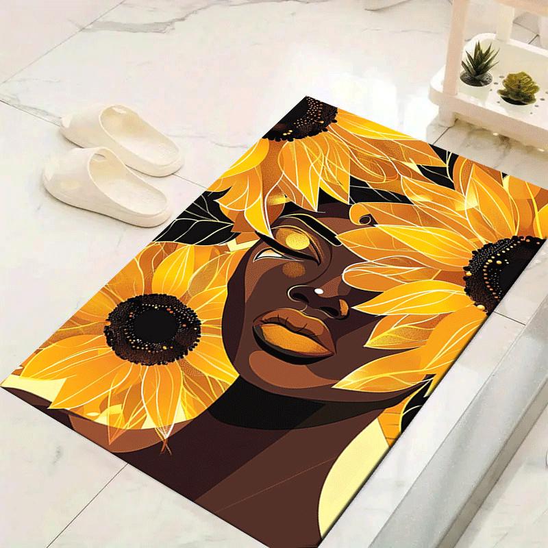 1pc Beauty and Sunflowers Pattern Area Rug, Anti Slip Non Shedding Stain Resistant Carpet 60cm by 90cm
1pc Beauty and Sunflowers Pattern Area Rug, Anti Slip Non Shedding Stain Resistant Carpet 60cm by 90cm