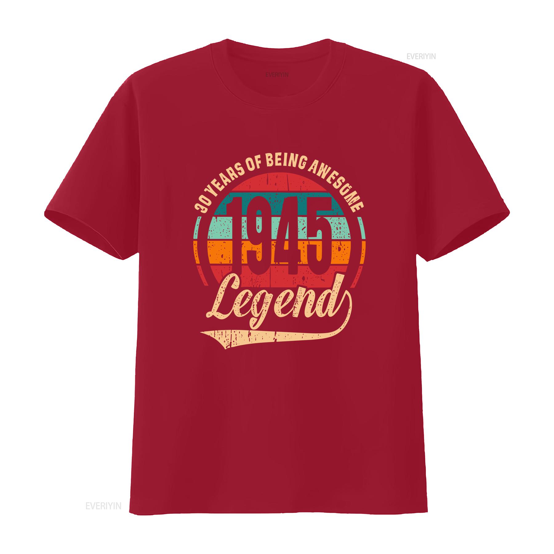 80th Birthday Legend T Shirt 80 Years of Being Awesome Vintage 1945 Funny Joke Top vintage Washed Comfortable Stylish S
80th Birthday Legend T Shirt 80 Years of Being Awesome Vintage 1945 Funny Joke Top vintage Washed Comfortable Stylish S