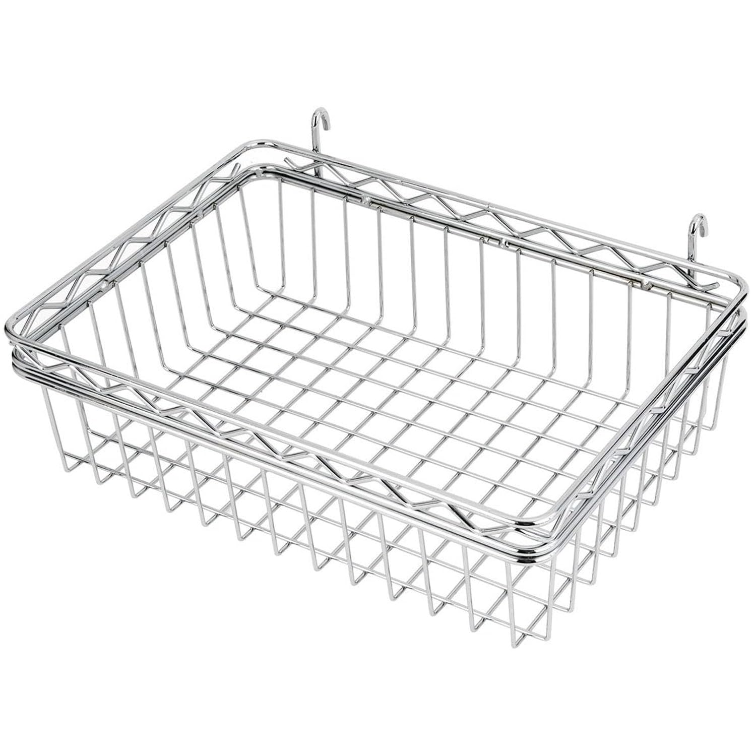 Doshisha Luminous Rack Steel Rack Parts - Add-on Wire Basket - Hanging Basket - Storage Basket - Large, Wide, Shallow - 35cm (W) x 25cm (D) x 10cm (H)
Doshisha Luminous Rack Steel Rack Parts - Add-on Wire Basket - Hanging Basket - Storage Basket - Large, Wide, Shallow - 35cm (W) x 25cm (D) x 10cm (H)