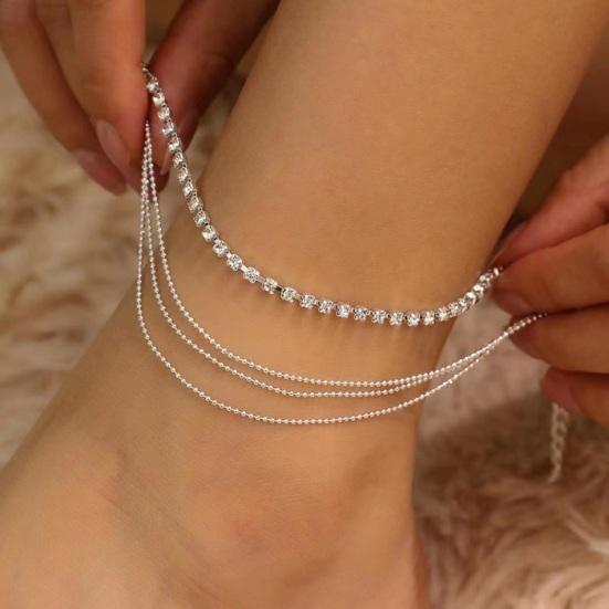 Yousheng женский браслет на щиколотку, многослойный декор из страз, регулируемая длина, полированная женская цепочка на щиколотку, подарок на день рождения, годовщину золотистый
Yousheng женский браслет на щиколотку, многослойный декор из страз, регулируемая длина, полированная женская цепочка на щиколотку, подарок на день рождения, годовщину золотистый