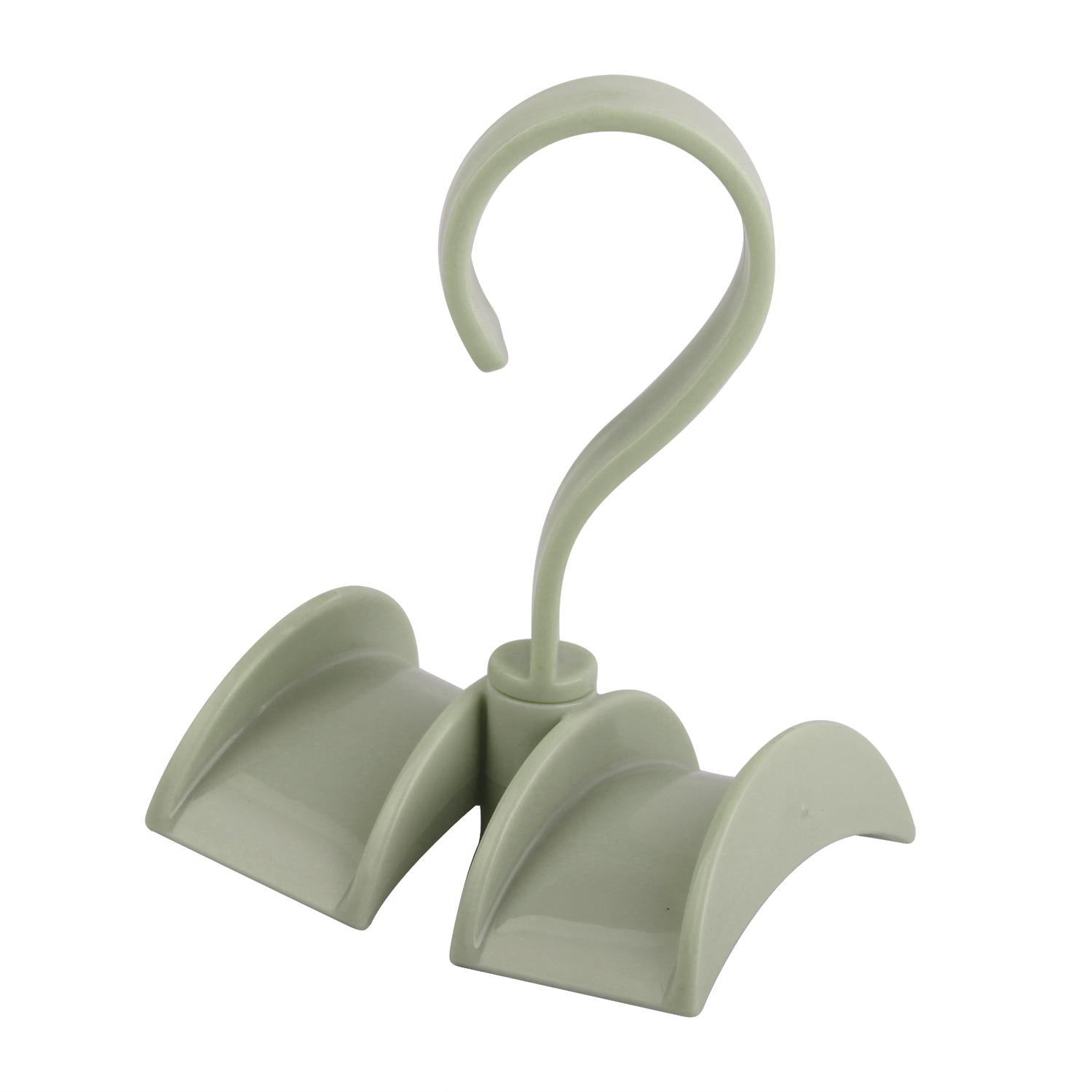 Вращающаяся на 360° вешалка для сумки, держатель для гардероба, шкаф для хранения шляп, сумка, пояс, галстук, крючки для шарфа, стойка, домашний органайзер, подвесные крючки зелёный