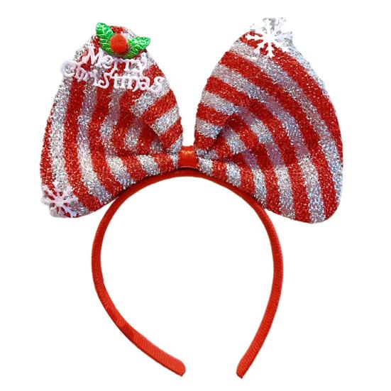 Рождественская повязка на голову с бантом для детей и взрослых, карнавальный костюм, украшение для вечеринки, красный, зеленый, с блестками, рождественский головной убор, реквизит для фотосъемки 3
Рождественская повязка на голову с бантом для детей и взрослых, карнавальный костюм, украшение для вечеринки, красный, зеленый, с блестками, рождественский головной убор, реквизит для фотосъемки 3