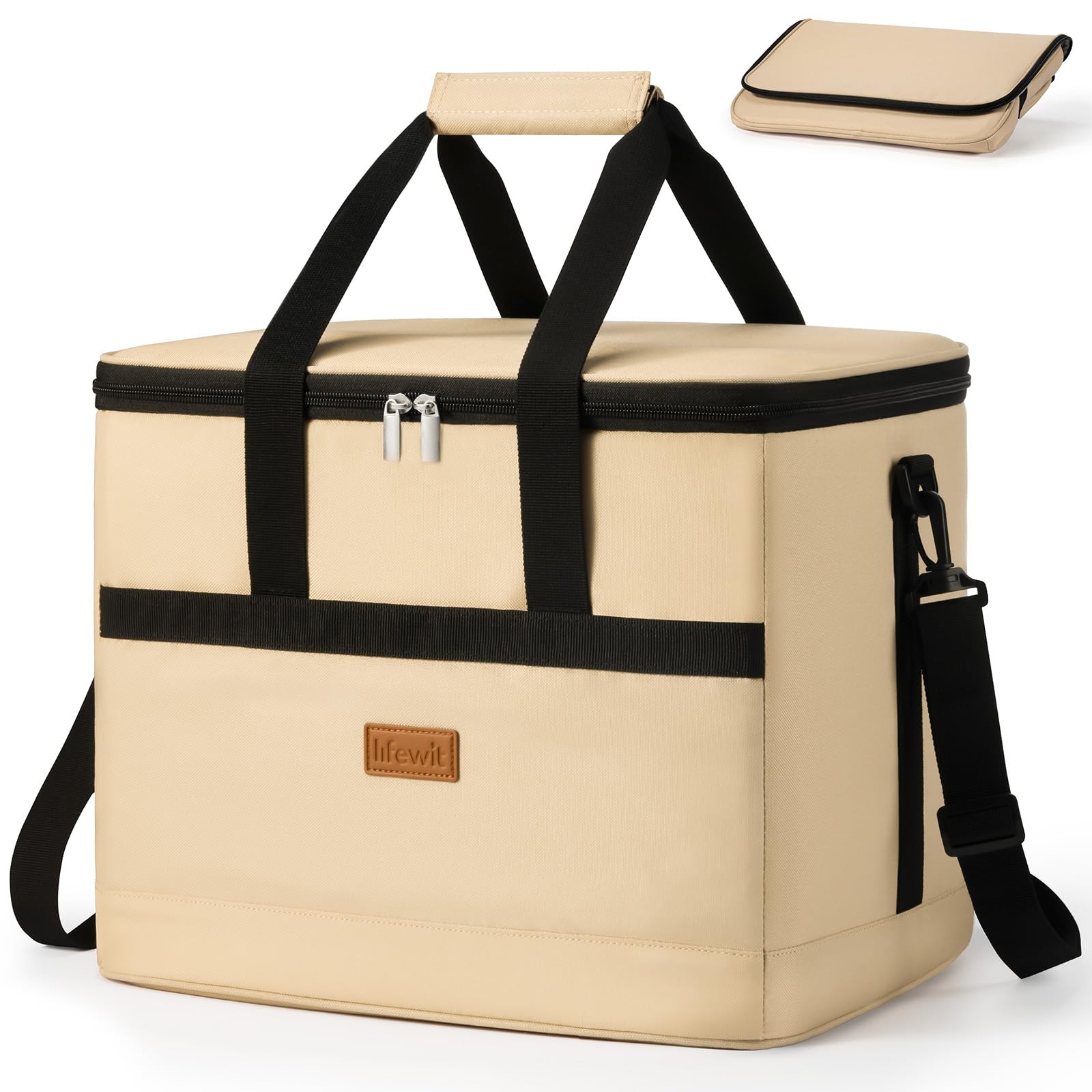 Lifewit Cooler Large, самая сильная термоизоляция для удержания холода, большая, может быть сумкой и отлично подходит для коробки цвета хаки, емкость 30 л, 4-слойная изоляция,
Lifewit Cooler Large, самая сильная термоизоляция для удержания холода, большая, может быть сумкой и отлично подходит для коробки цвета хаки, емкость 30 л, 4-слойная изоляция,