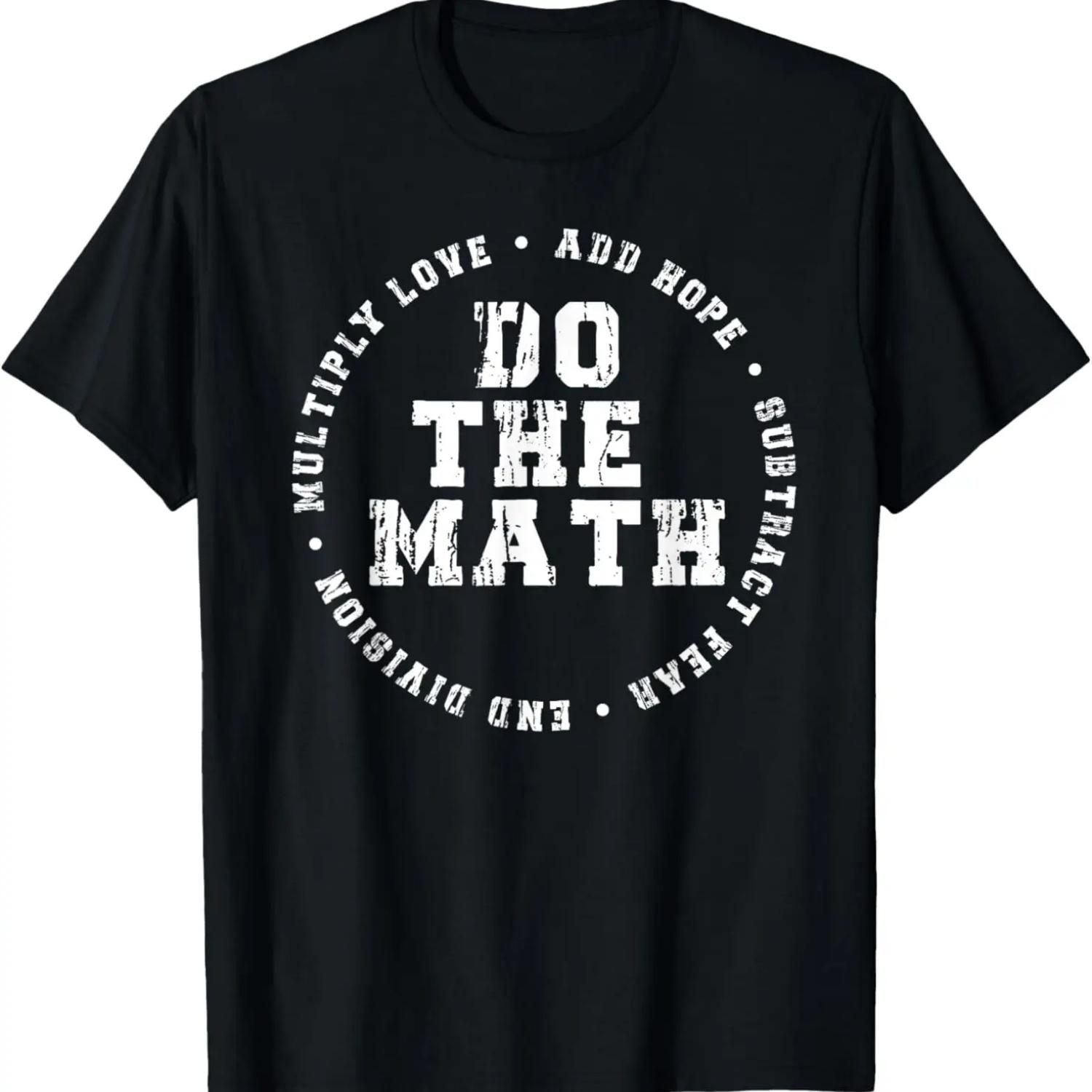 Сделай математику x Любовь Добавь Надежду Слоган Подарок для Женщин Девушек Мужчин Футболка XXXXXL чёрный
Сделай математику x Любовь Добавь Надежду Слоган Подарок для Женщин Девушек Мужчин Футболка XXXXXL чёрный