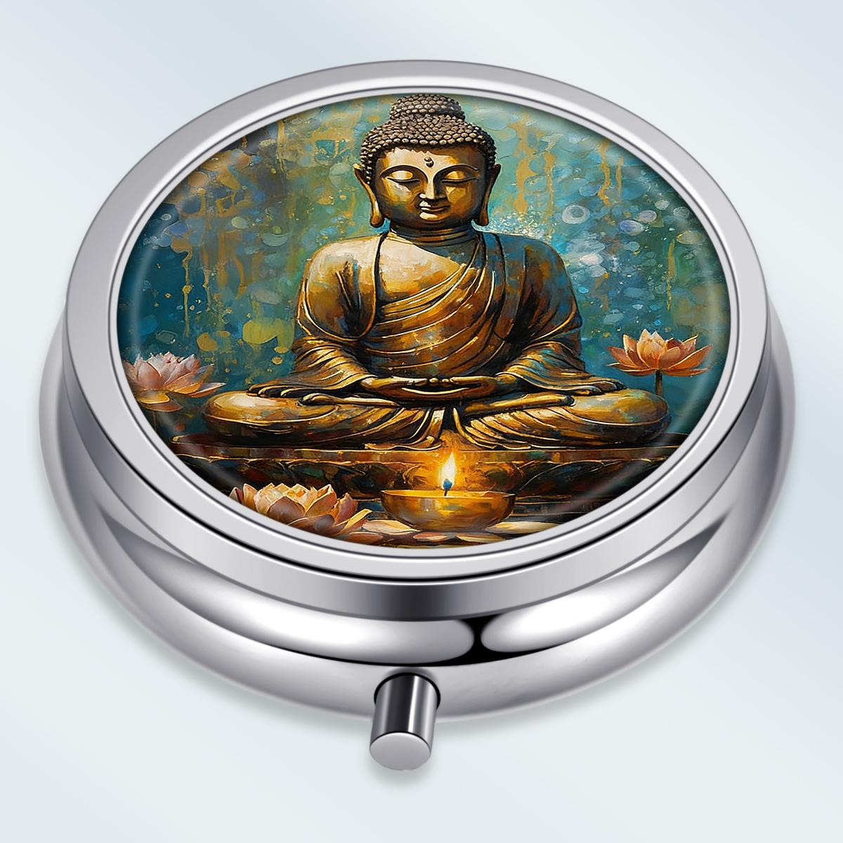 Portable Pill Box with 3 Compartments, Mini Metal Medicine Organizer Case, Cute Printed Pill Container for Vitamins, Pills, Jewelry, Travel, Daily Use разноцветный
Portable Pill Box with 3 Compartments, Mini Metal Medicine Organizer Case, Cute Printed Pill Container for Vitamins, Pills, Jewelry, Travel, Daily Use разноцветный