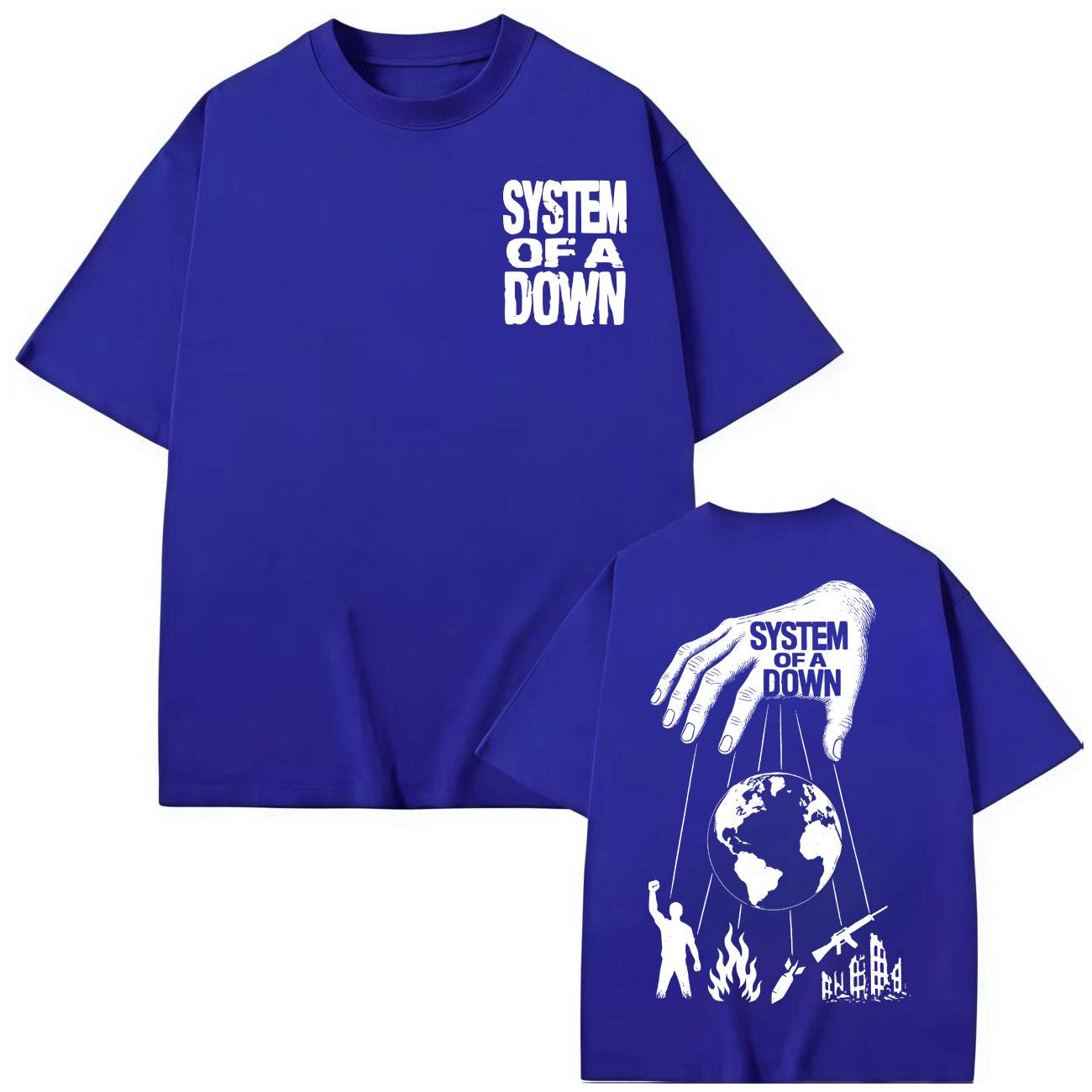 System of A Down Футболка з двостороннім принтом Чоловіки Жінки Одяг Рок Мода Футболки Високоякісна Бавовна Футболка з коротким рукавом XL темно-синього кольору
System of A Down Футболка з двостороннім принтом Чоловіки Жінки Одяг Рок Мода Футболки Високоякісна Бавовна Футболка з коротким рукавом XL темно-синього кольору