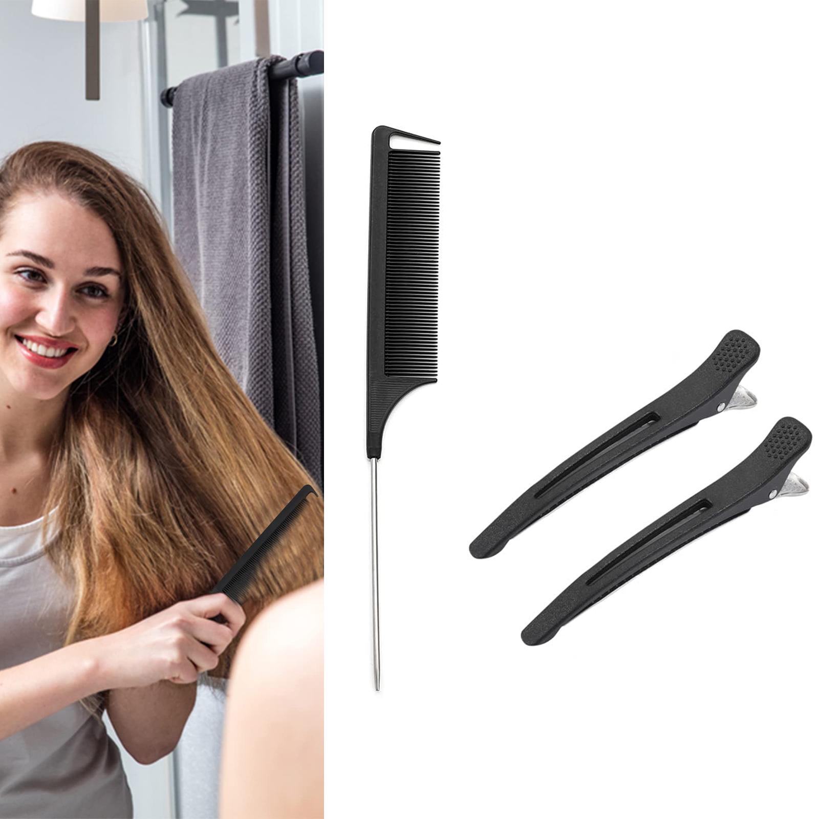 Расческа для волос Rat Tail Comb с мелкими зубьями Pin Tail Comb Разделение на секции Парикмахерская укладка Стрижка Tails Comb с 2 зажимами для волос
Расческа для волос Rat Tail Comb с мелкими зубьями Pin Tail Comb Разделение на секции Парикмахерская укладка Стрижка Tails Comb с 2 зажимами для волос