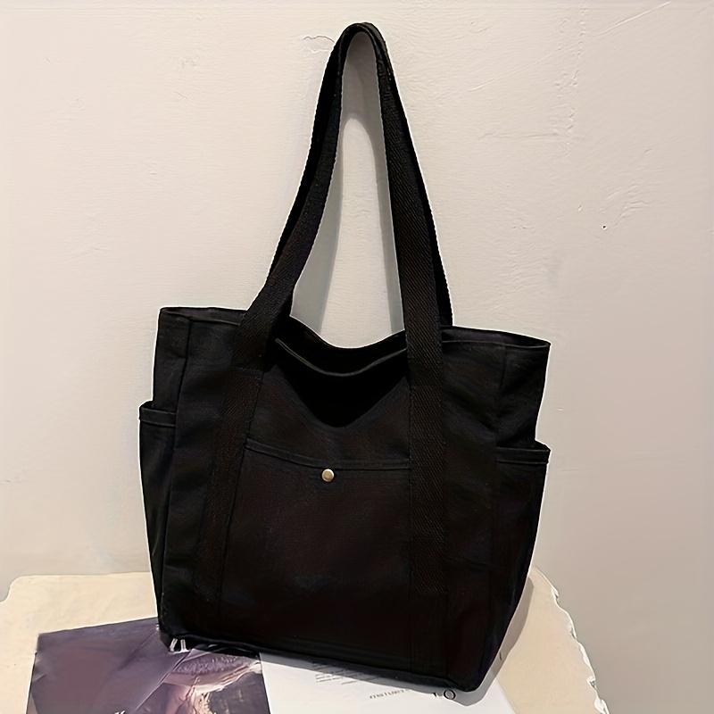 Large-capacity Canvas Tote Bag,collegiate-style Commuter Shoulder Bag,durable and Spacious Work Bag for Student and Professional чорний
Large-capacity Canvas Tote Bag,collegiate-style Commuter Shoulder Bag,durable and Spacious Work Bag for Student and Professional чорний