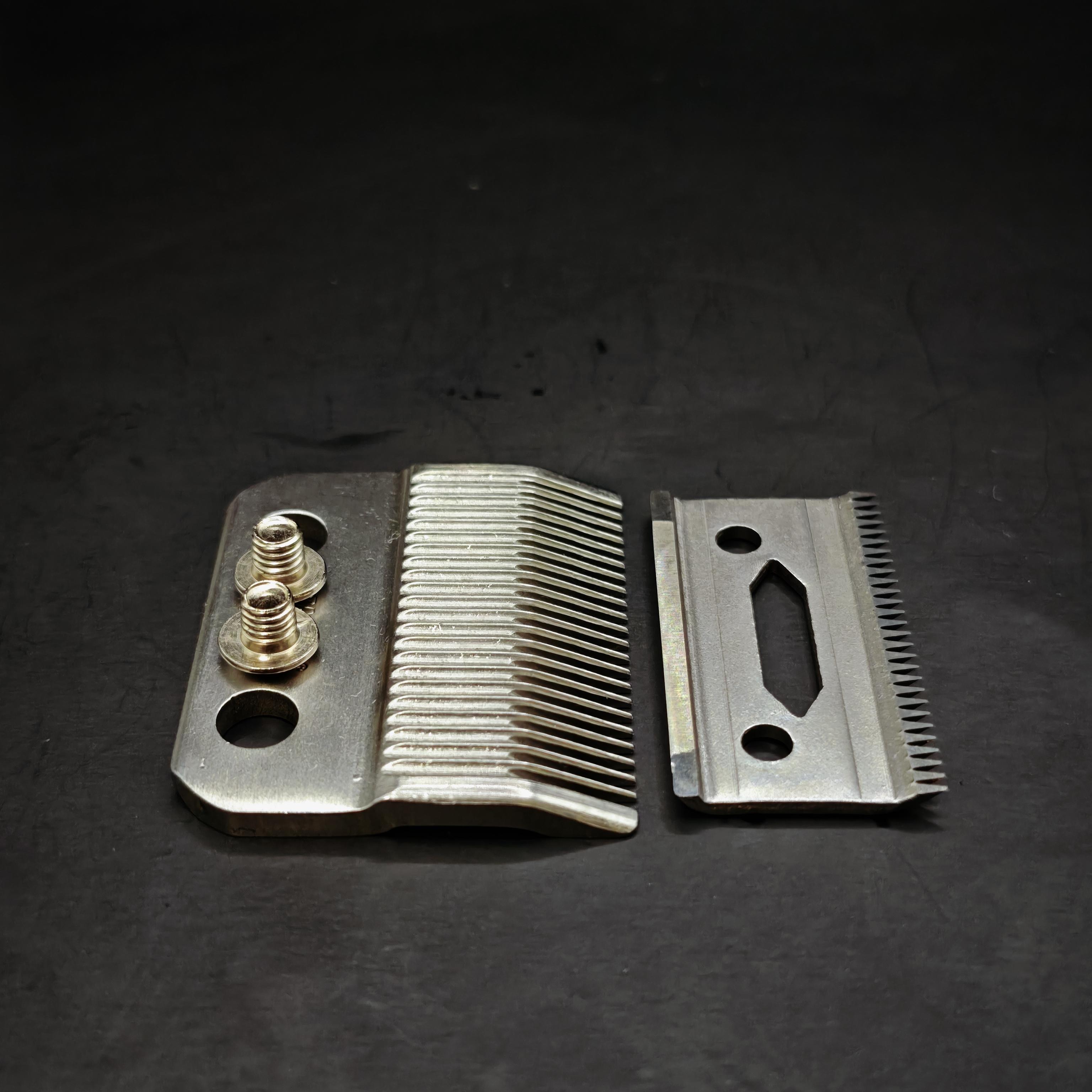 2-Hole 1mm-3mm Clipper Blade Set Prewave Replacement For Wahl Sterling 3 Super Taper II 5-Star Icon 8490-900 Pro Basic Designer срібний
2-Hole 1mm-3mm Clipper Blade Set Prewave Replacement For Wahl Sterling 3 Super Taper II 5-Star Icon 8490-900 Pro Basic Designer срібний
