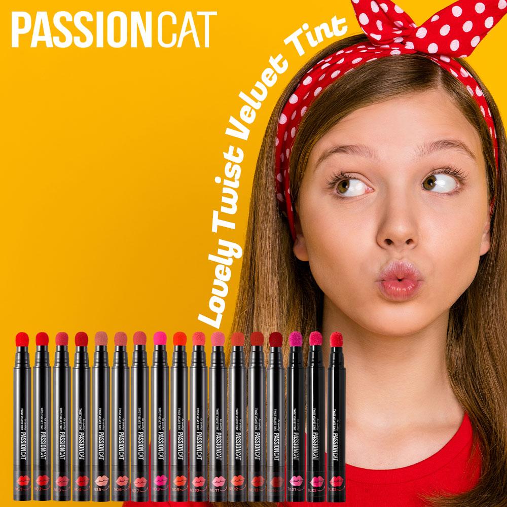 PASSIONCAT Twist Velvet Lip Tint Стойкий яркий 17 цветов Мягкий гладкий корейский макияж губ
PASSIONCAT Twist Velvet Lip Tint Стойкий яркий 17 цветов Мягкий гладкий корейский макияж губ