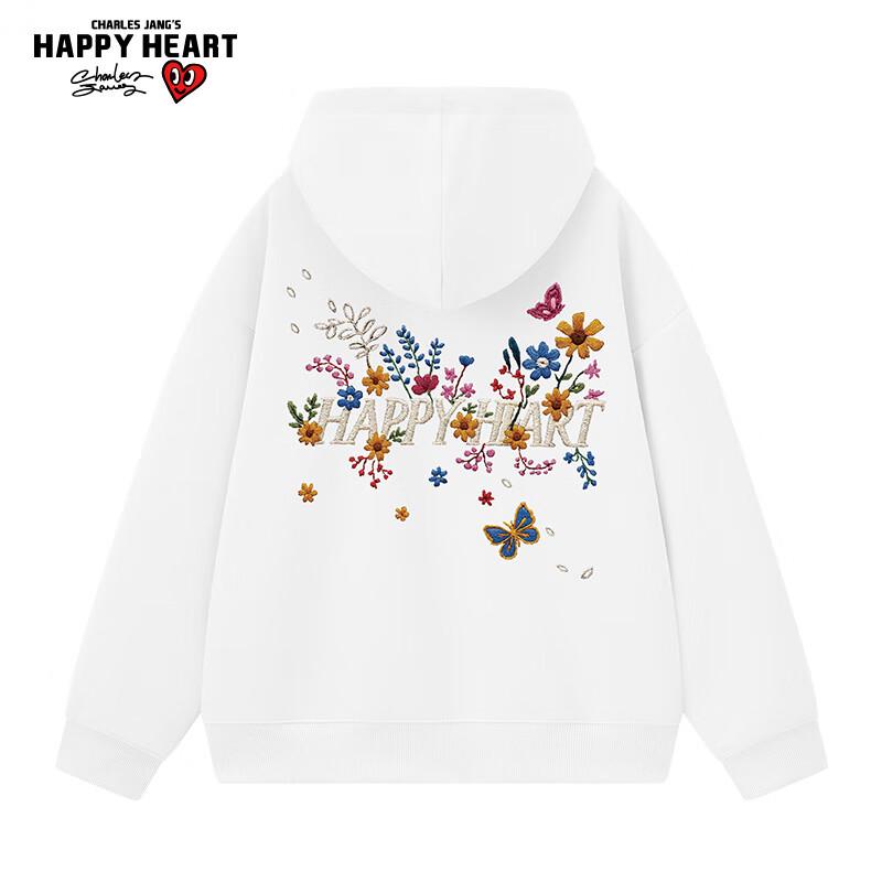 Charles Heart Embroidered Zip-Up Hoodie S
Charles Heart Embroidered Zip-Up Hoodie S