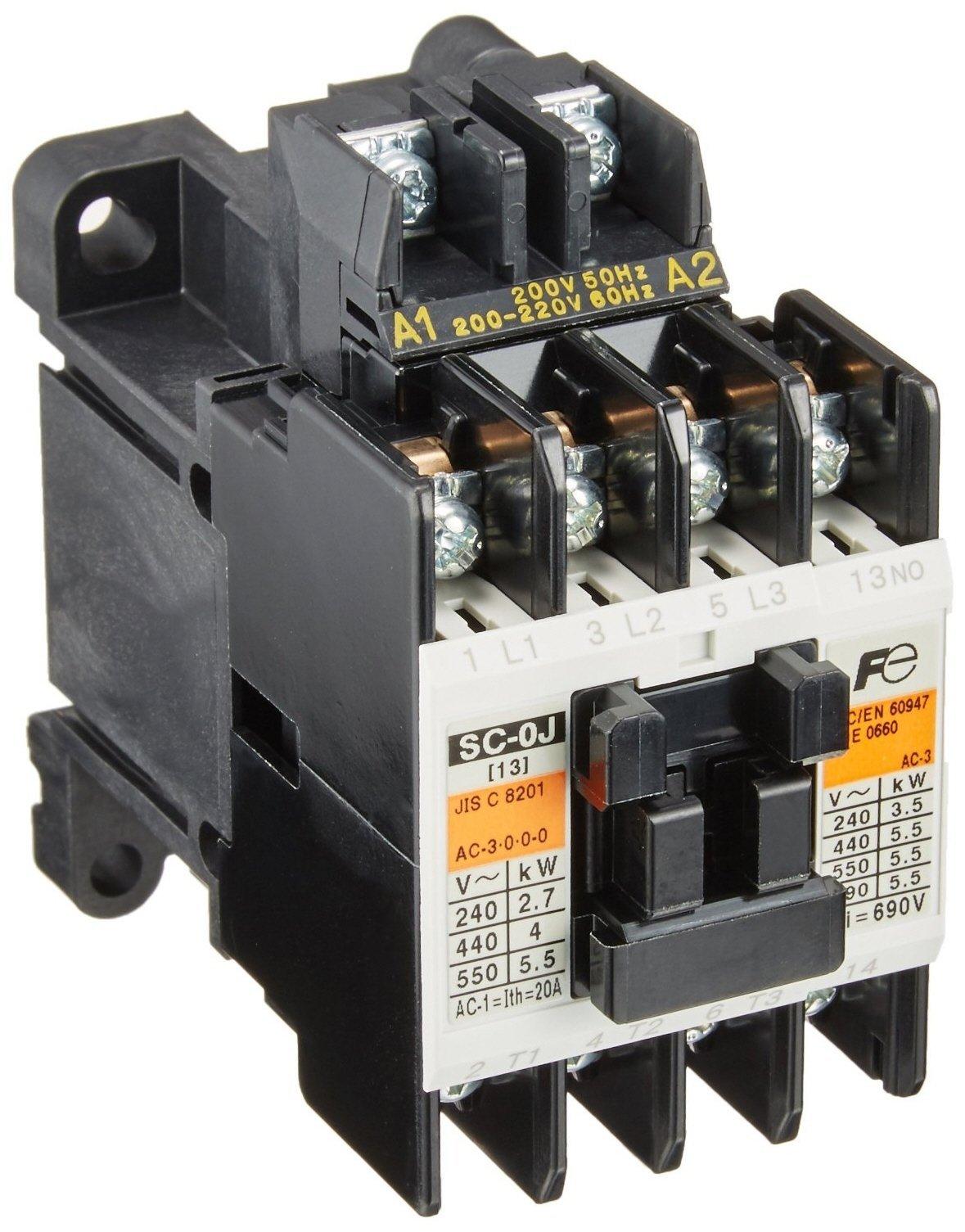 Fuji Electric Electromagnetic High Frequency 1A Contactor, Switching, SC-0J, Coil, AC200V,
Fuji Electric Electromagnetic High Frequency 1A Contactor, Switching, SC-0J, Coil, AC200V,