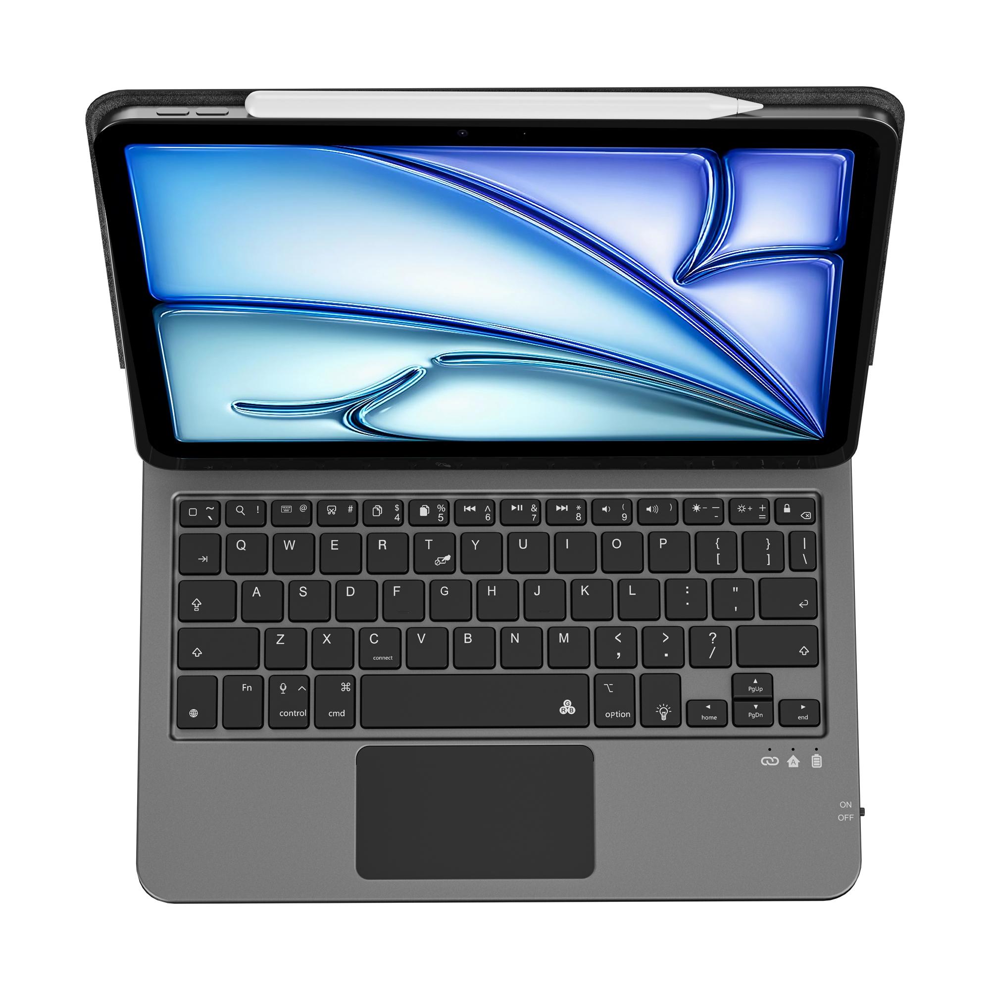 WIWU MK-003 Bluetooth-Compatible Keyboard for iPad Pro 11 (2024)/Air 11 (2025)/(2024)/iPad (2025)/10.9 (2022) Magnetic PU Leather Stand Case A
WIWU MK-003 Bluetooth-Compatible Keyboard for iPad Pro 11 (2024)/Air 11 (2025)/(2024)/iPad (2025)/10.9 (2022) Magnetic PU Leather Stand Case A