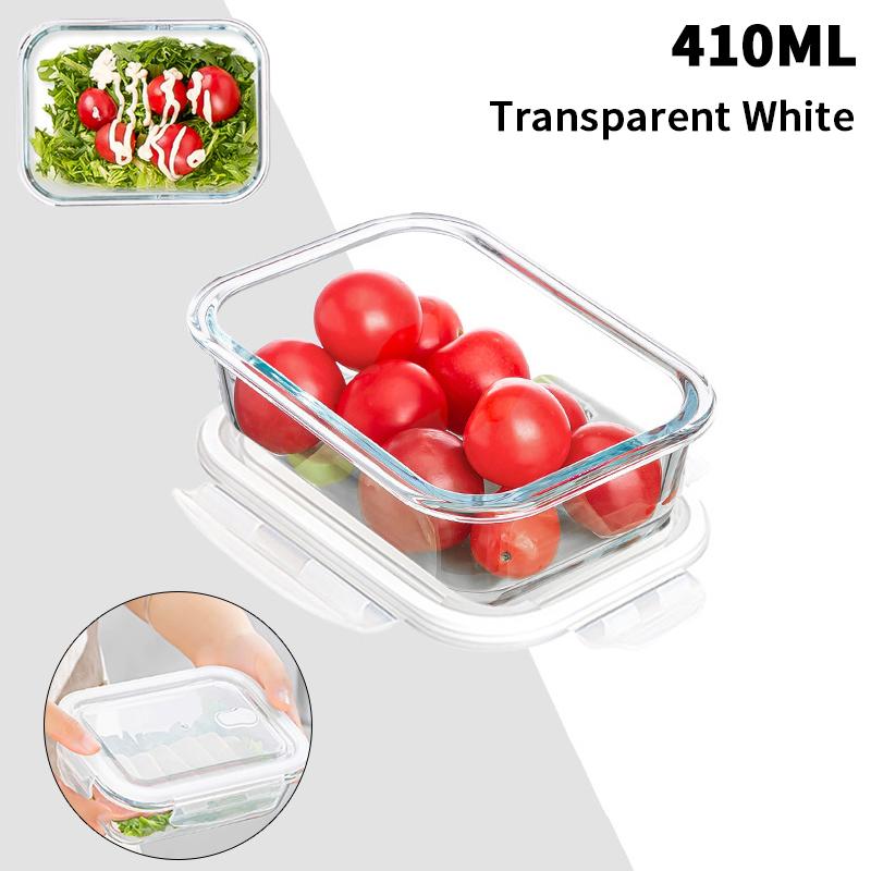 1/2/3 Grids Thickened Leak Proof Microwave Safe Food Crisper High Borosilicate Glass Bento Box With Lids Airtight Lunch Boxes white410ml
1/2/3 Grids Thickened Leak Proof Microwave Safe Food Crisper High Borosilicate Glass Bento Box With Lids Airtight Lunch Boxes white410ml
