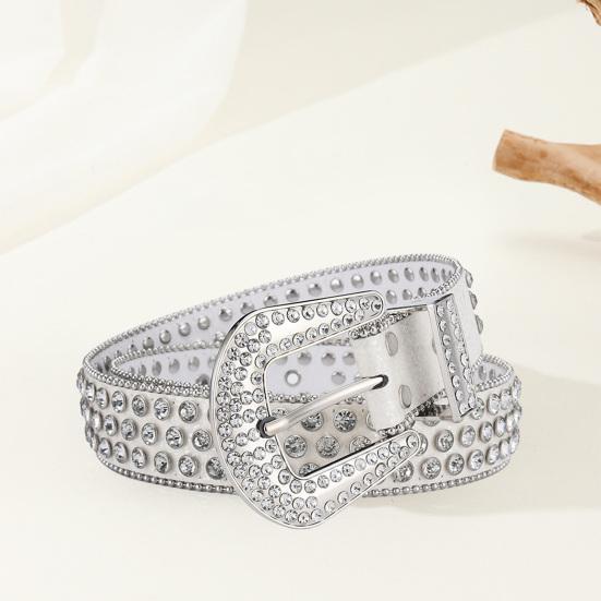 Женский и мужской джинсовый ремень с блестящими стразами, унисекс, ремень из искусственной кожи, регулируемый ремень в стиле хип-хоп, в стиле панк-рок L
Женский и мужской джинсовый ремень с блестящими стразами, унисекс, ремень из искусственной кожи, регулируемый ремень в стиле хип-хоп, в стиле панк-рок L