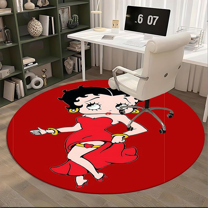 Betty Boop Chair Mat - Round Carpet for Home Decor, Office Use, Living Room 150cm
Betty Boop Chair Mat - Round Carpet for Home Decor, Office Use, Living Room 150cm