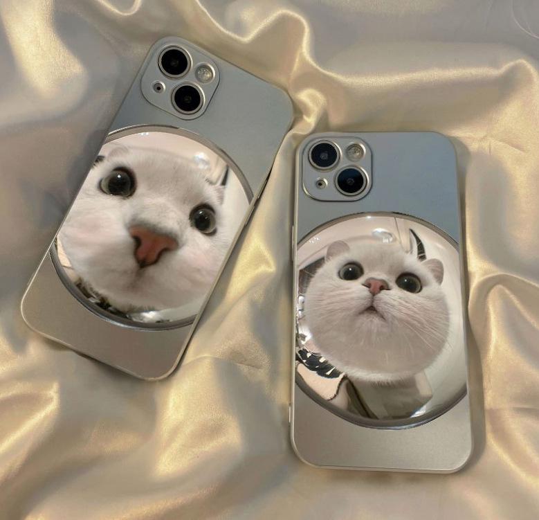 Cat Eye Anti-Fall Electroplated Silver iPhone 14 Pro Max Case, Compatible with Apple 13/12/XR/7P Other Models (Note)
Cat Eye Anti-Fall Electroplated Silver iPhone 14 Pro Max Case, Compatible with Apple 13/12/XR/7P Other Models (Note)