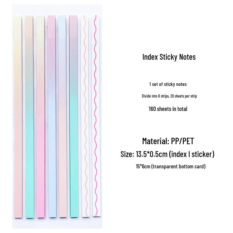 Ultra-Fine Fluorescent Macaron Sticky Notes: Reusable Planner Strips & Message Markers
Ultra-Fine Fluorescent Macaron Sticky Notes: Reusable Planner Strips & Message Markers