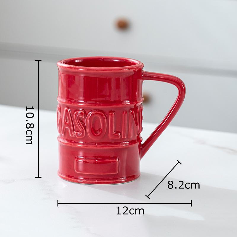Creative Oil Bucket Shape Porcelain Mugs Water Cup Tableware 360ml Coffee Mug Dining Table Afternoon Tea Teacup Fruits Juice Cup 360ml
Creative Oil Bucket Shape Porcelain Mugs Water Cup Tableware 360ml Coffee Mug Dining Table Afternoon Tea Teacup Fruits Juice Cup 360ml