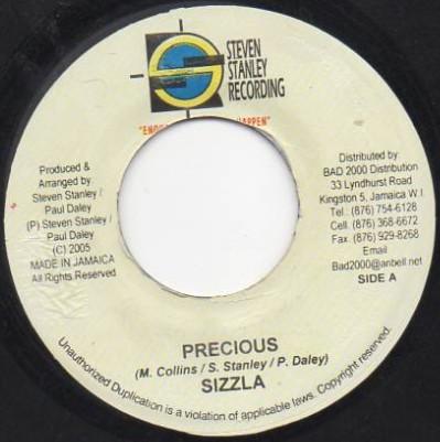 7inch Record SIZZLA Precious NONE Steven Stanley 2005 Jamaica Reggae Ska Dub Used
7inch Record SIZZLA Precious NONE Steven Stanley 2005 Jamaica Reggae Ska Dub Used