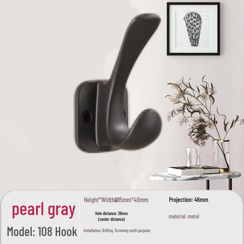 Pearl Grey Fat Head Fish Metal Wall Hook Set 3 Pieces
Pearl Grey Fat Head Fish Metal Wall Hook Set 3 Pieces