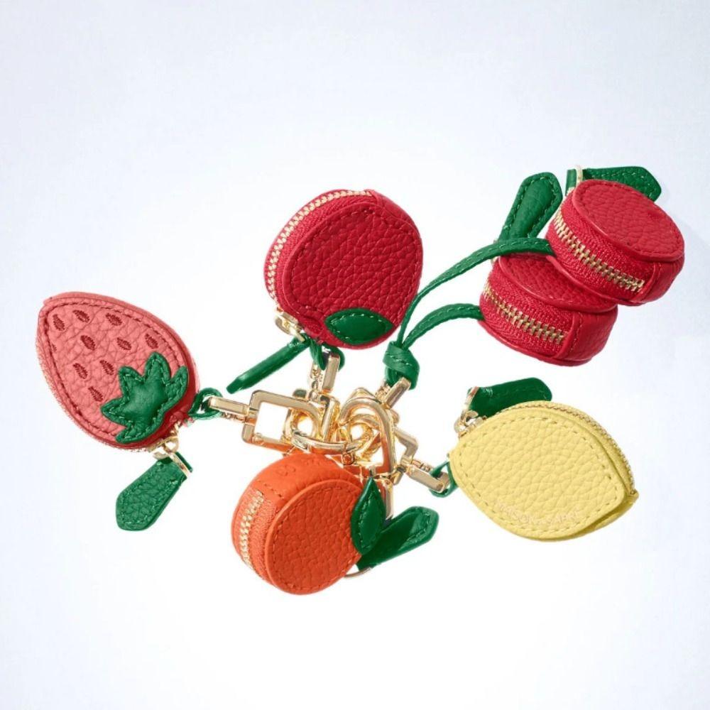 Cherry Fruit Shape Coin Purse Strawberry Earphone Bag Fashion PU Leather Pendant Mini Storage Bag Style 3
Cherry Fruit Shape Coin Purse Strawberry Earphone Bag Fashion PU Leather Pendant Mini Storage Bag Style 3