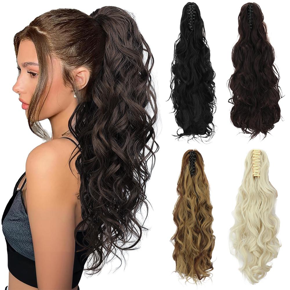 Synthetic Long Wavy Curly Ponytail Wig Extensions Claw In Ponytail Wig High Temperature Fiber For Women Daily Cosplay Party Wear 50cm
Synthetic Long Wavy Curly Ponytail Wig Extensions Claw In Ponytail Wig High Temperature Fiber For Women Daily Cosplay Party Wear 50cm
