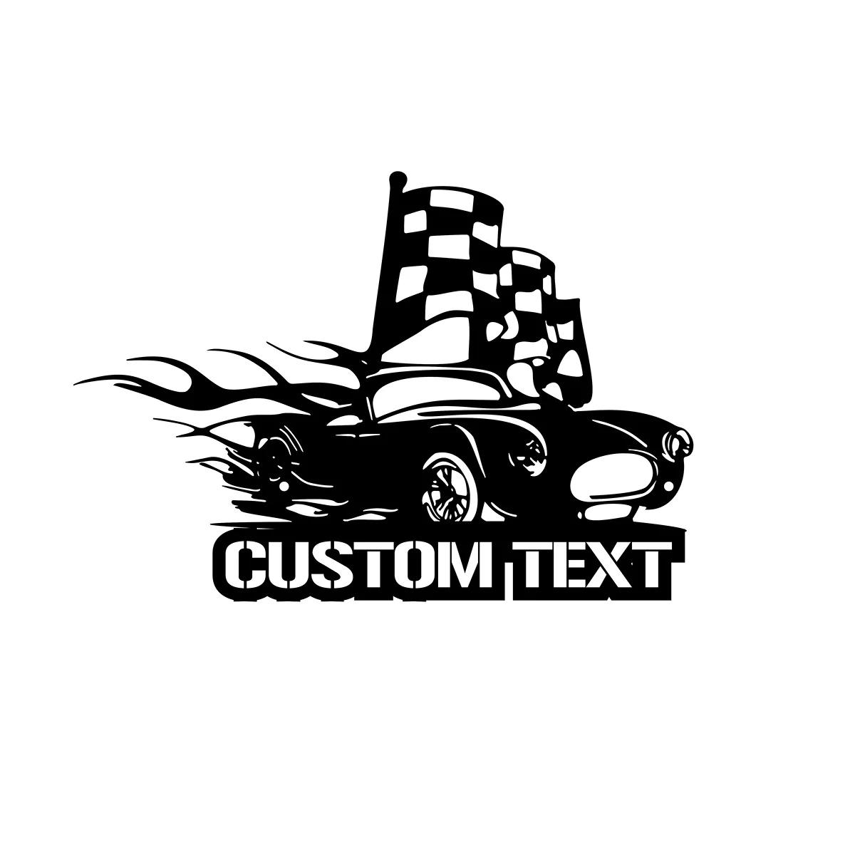 Metal Wall Art Racing Car Gift Man Cave Garage Decor Custom Name Sign
Metal Wall Art Racing Car Gift Man Cave Garage Decor Custom Name Sign