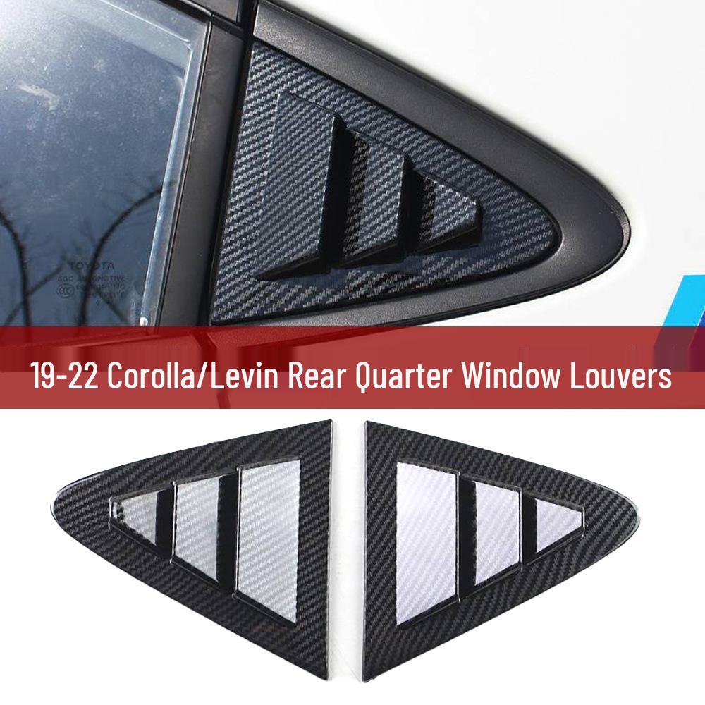 Rear Triangle Louver Window Sticker for 2019-2021 Corolla Levin Glossy Black
Rear Triangle Louver Window Sticker for 2019-2021 Corolla Levin Glossy Black